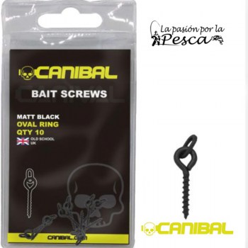 CANIBAL bait Screws with oval ring 10 UND